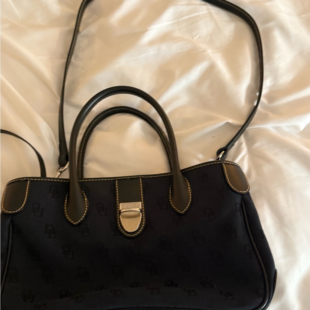 Dooney and Bourke Monogram Double Handle Tote - Picture 6 of 6